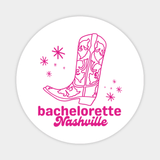 Cute Nashville Bachelorette Party in Pink Magnet